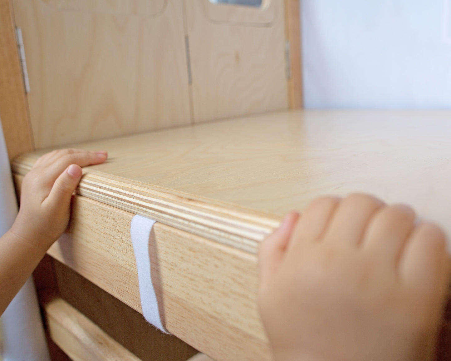 Cosymple Little Ladder Loft Toddler Kitchen Stool Learning Tower Toddler Stool for Kitchen Counter Kids Kitchen Step Stool Learning Tower